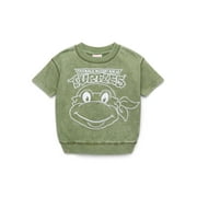 Teenage Mutant Ninja Turtles Toddler Boy Embroidered Graphic Crewneck Sweatshirt, Sizes 12M-5T